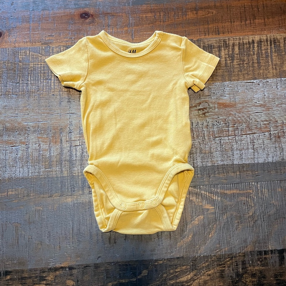 H&M Yellow Bodysuit One Piece